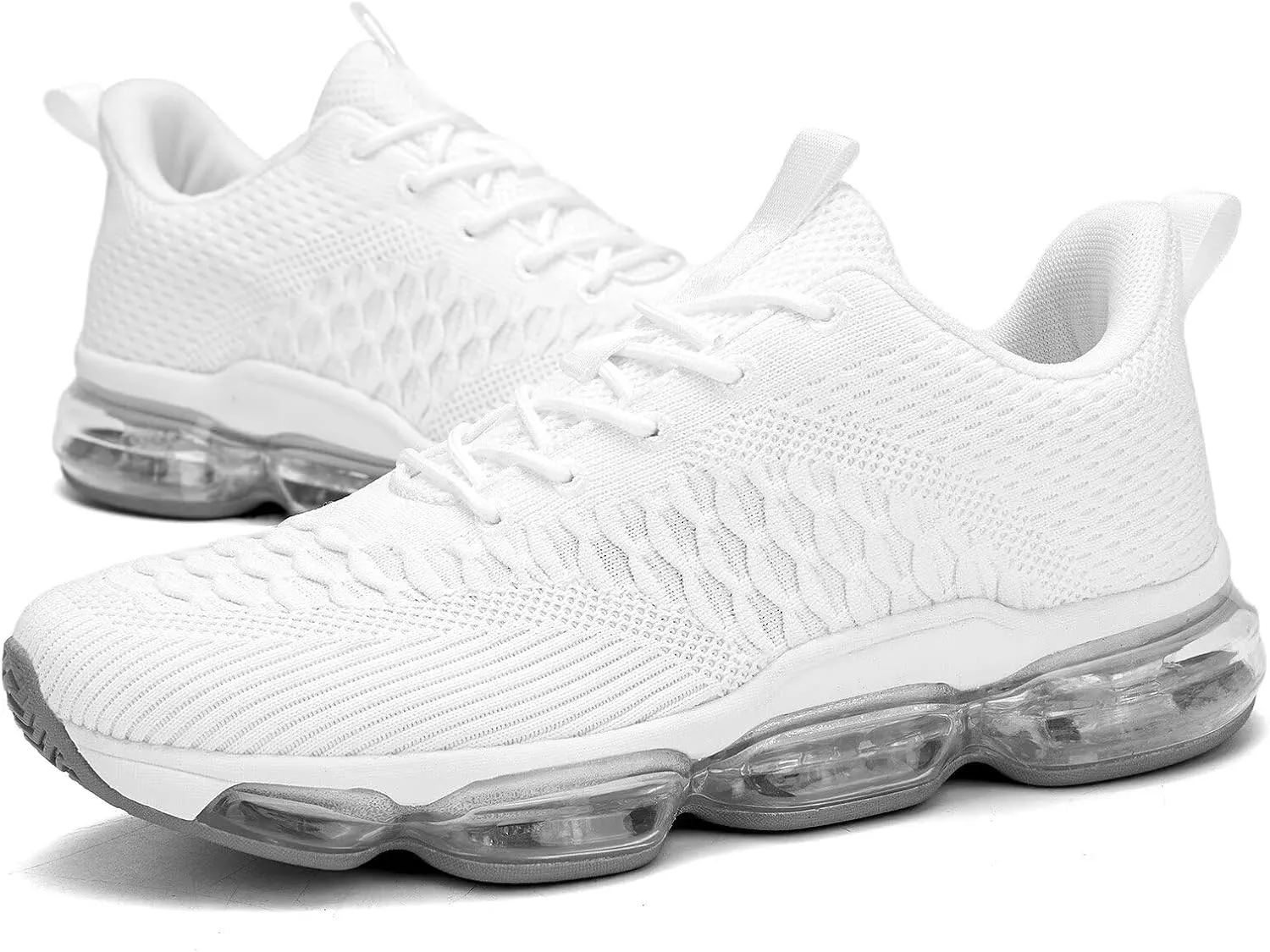 Mens Air Cushion Running Shoes Fashion Casual Walking Tennis Sneakers Non Slip Breathable Trail Sport Gym