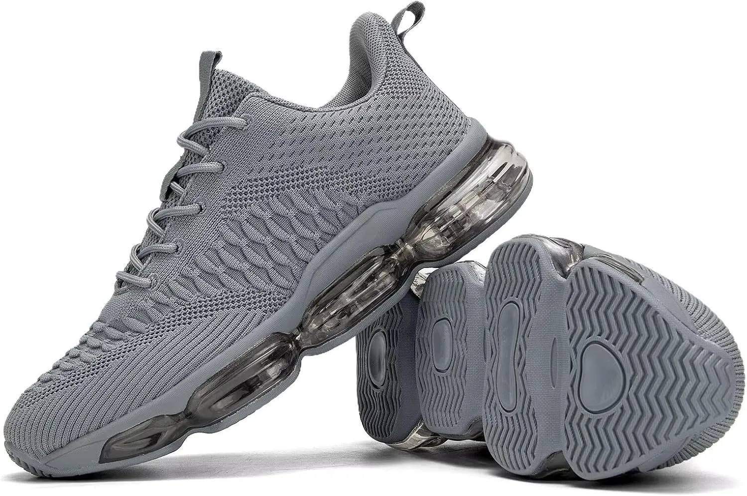 Mens Air Cushion Running Shoes Fashion Casual Walking Tennis Sneakers Non Slip Breathable Trail Sport Gym
