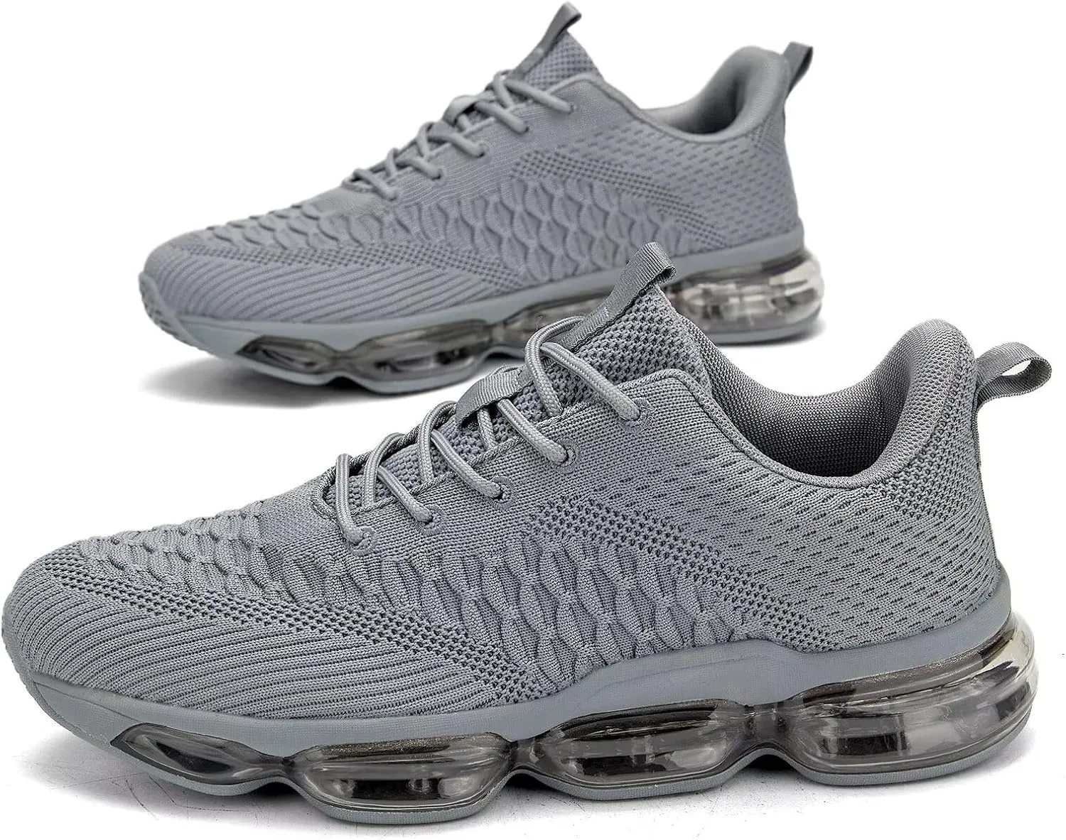 Mens Air Cushion Running Shoes Fashion Casual Walking Tennis Sneakers Non Slip Breathable Trail Sport Gym