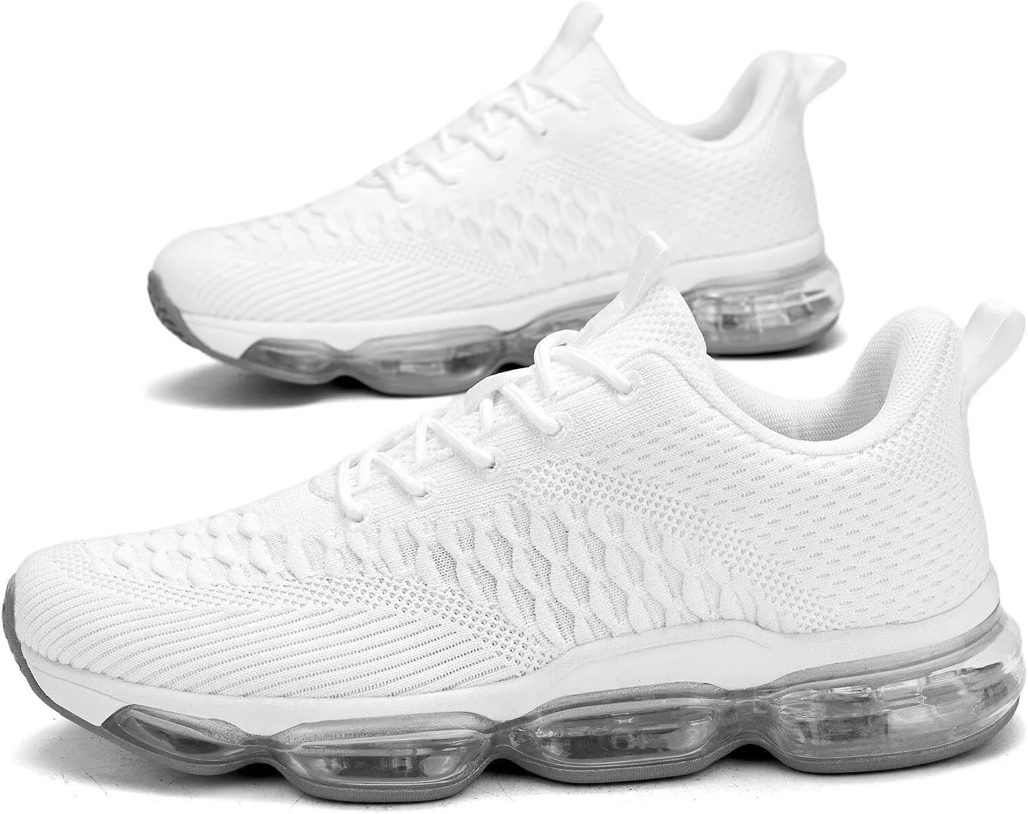 Mens Air Cushion Running Shoes Fashion Casual Walking Tennis Sneakers Non Slip Breathable Trail Sport Gym