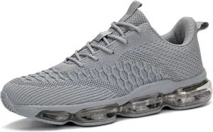 Mens Air Cushion Running Shoes Fashion Casual Walking Tennis Sneakers Non Slip Breathable Trail Sport Gym