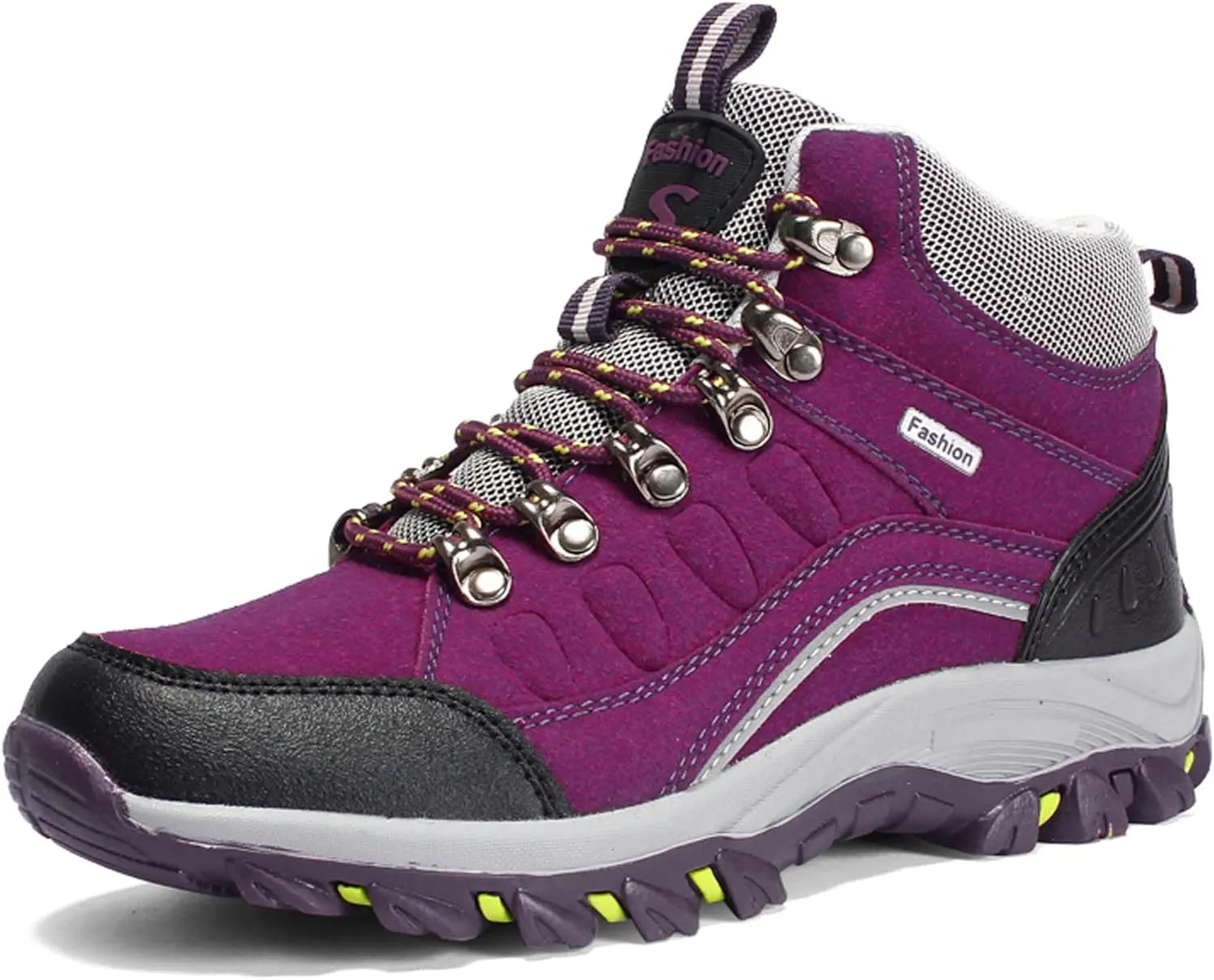 Mens And Womens Anti Slip And Wear Resistant Lace Up Hiking Boots Comfortable And Breathable Walking Boots Rubber Soles Scenic Spots Tourist Boots Couple Park Walking Boots Rock Climbing Boots