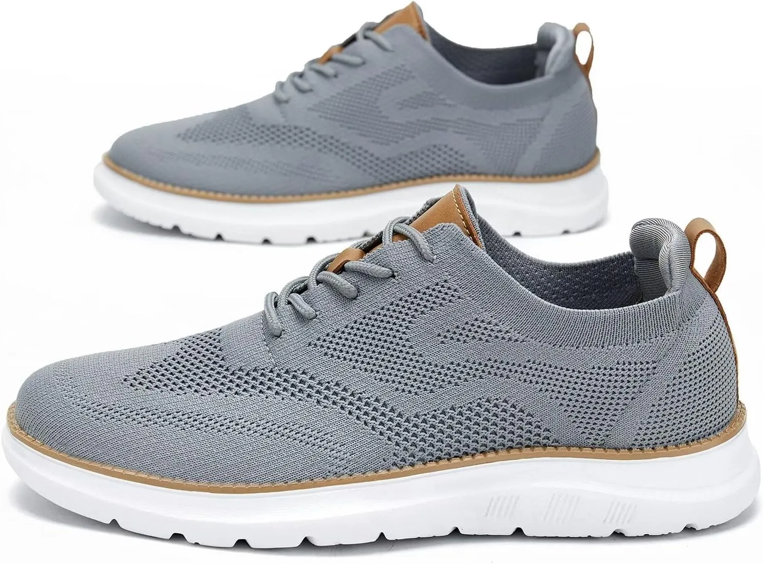Mens Casual Dress Oxfords Shoes Fashion Mesh Work Business Walking Sneakers Comfortable Lightweight Soft Sole