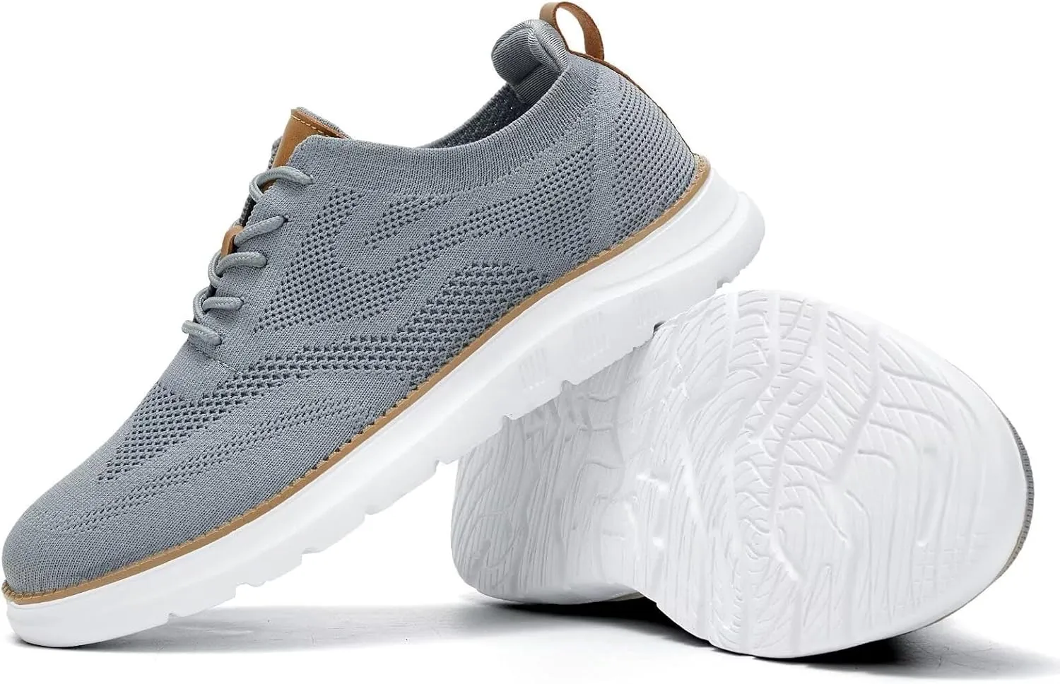 Mens Casual Dress Oxfords Shoes Fashion Mesh Work Business Walking Sneakers Comfortable Lightweight Soft Sole