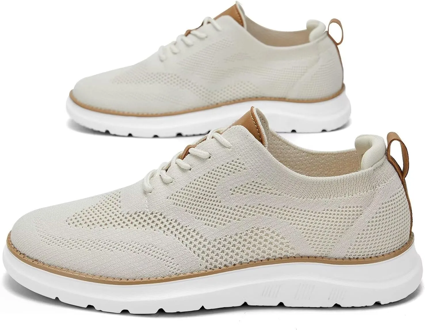 Mens Casual Dress Oxfords Shoes Fashion Mesh Work Business Walking Sneakers Comfortable Lightweight Soft Sole