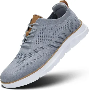 Mens Casual Dress Oxfords Shoes Fashion Mesh Work Business Walking Sneakers Comfortable Lightweight Soft Sole