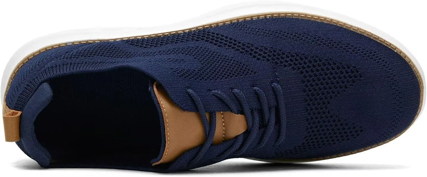 Mens Casual Dress Oxfords Shoes Fashion Mesh Work Business Walking Sneakers Comfortable Lightweight Soft Sole