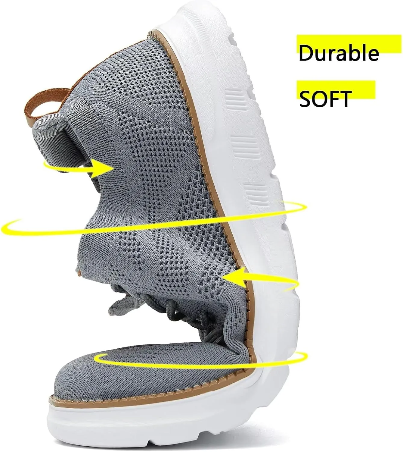 Mens Casual Dress Oxfords Shoes Fashion Mesh Work Business Walking Sneakers Comfortable Lightweight Soft Sole