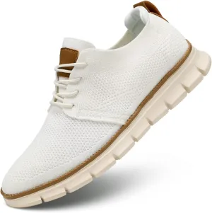 Mens Casual Dress Shoes Fashion Mesh Oxfords Business Walking Work Sneakers Comfortable Lightweight Breathable Soft Sole