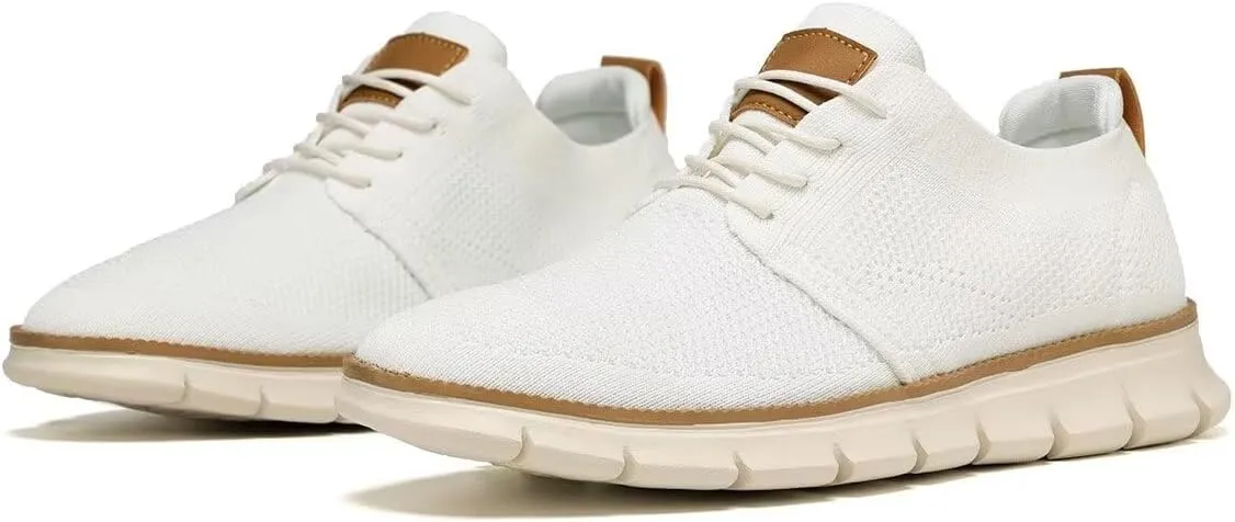 Mens Casual Dress Shoes Fashion Mesh Oxfords Business Walking Work Sneakers Comfortable Lightweight Breathable Soft Sole
