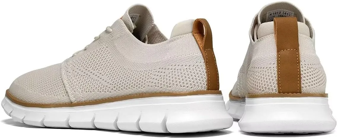 Mens Casual Dress Shoes Fashion Mesh Oxfords Business Walking Work Sneakers Comfortable Lightweight Breathable Soft Sole