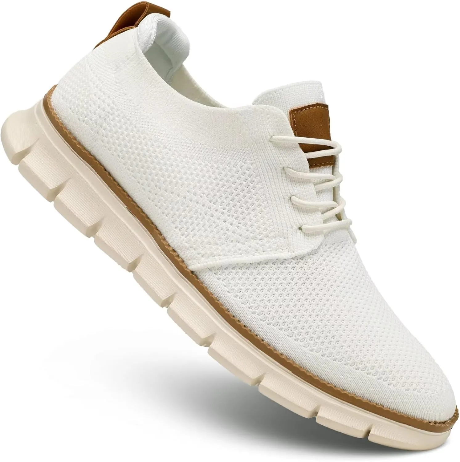 Mens Casual Dress Shoes Fashion Mesh Oxfords Business Walking Work Sneakers Comfortable Lightweight Breathable Soft Sole