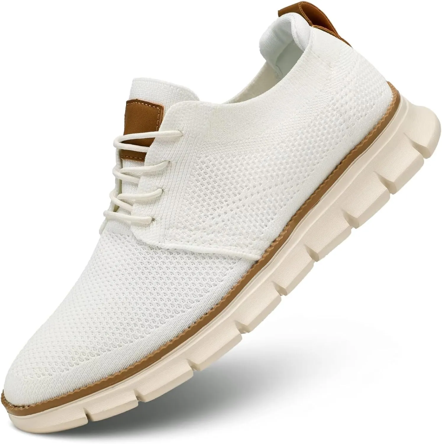 Mens Casual Dress Shoes Fashion Mesh Oxfords Business Walking Work Sneakers Comfortable Lightweight Breathable Soft Sole
