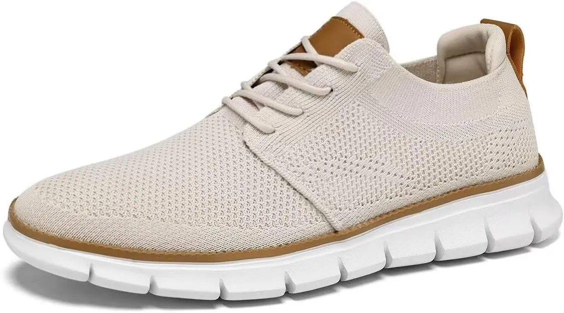 Mens Casual Dress Shoes Fashion Mesh Oxfords Business Walking Work Sneakers Comfortable Lightweight