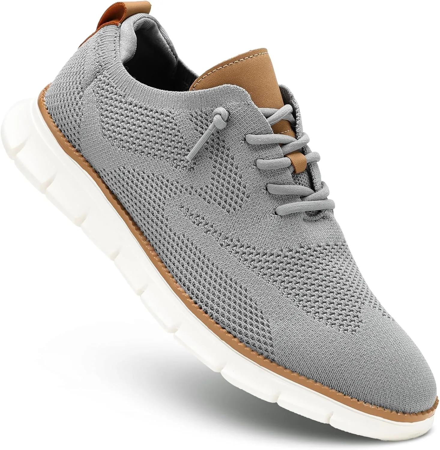 Men's Casual Dress Shoes Fashion Walking Sneakers Mesh Business Oxfords Work Lightweight Soft Sole
