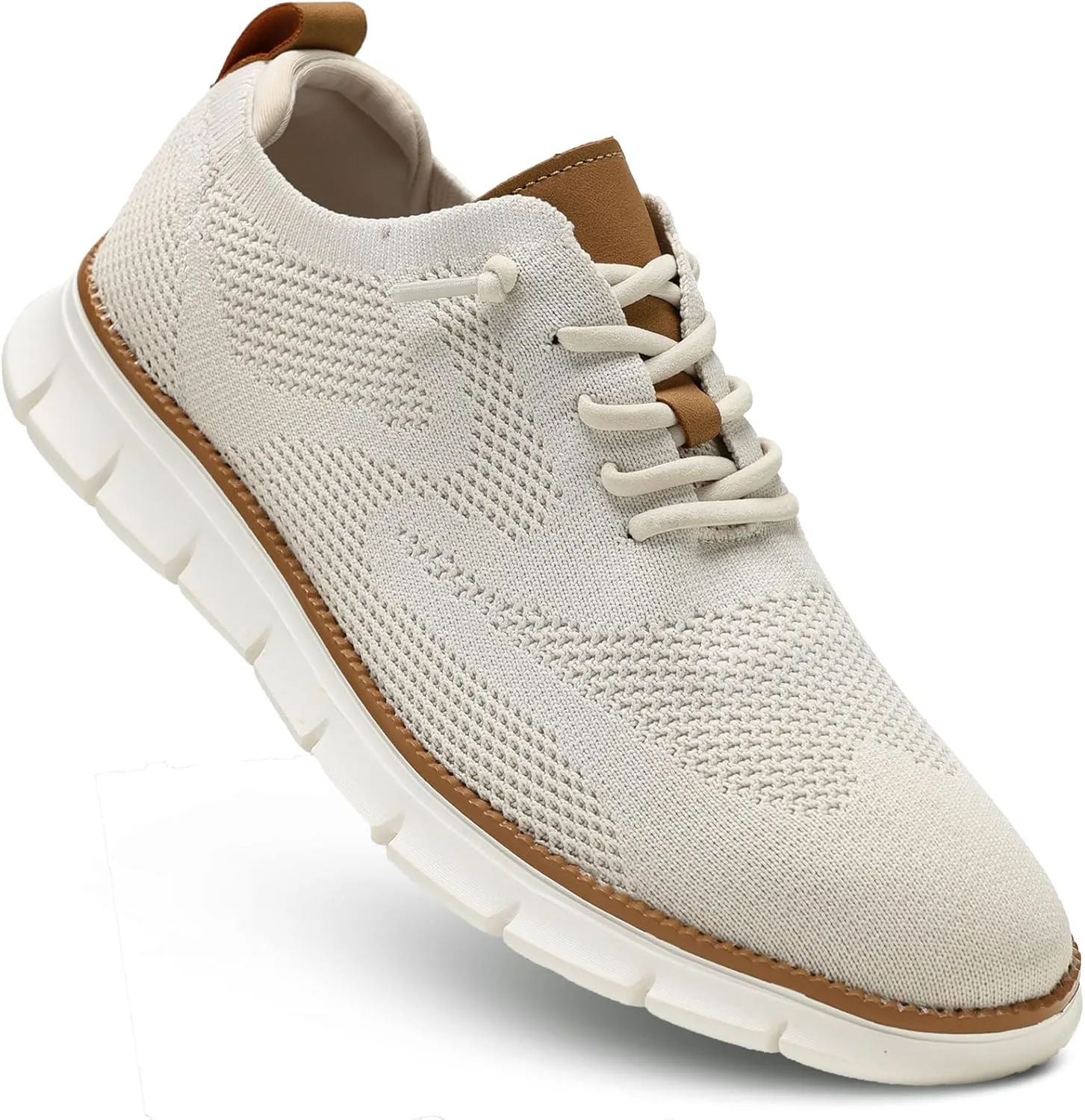 Men's Casual Dress Shoes Fashion Walking Sneakers Mesh Business Oxfords Work Lightweight Soft Sole