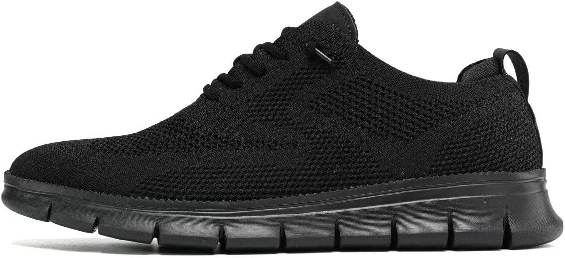 Men's Casual Dress Shoes Fashion Walking Sneakers Mesh Business Oxfords Work Lightweight Soft Sole
