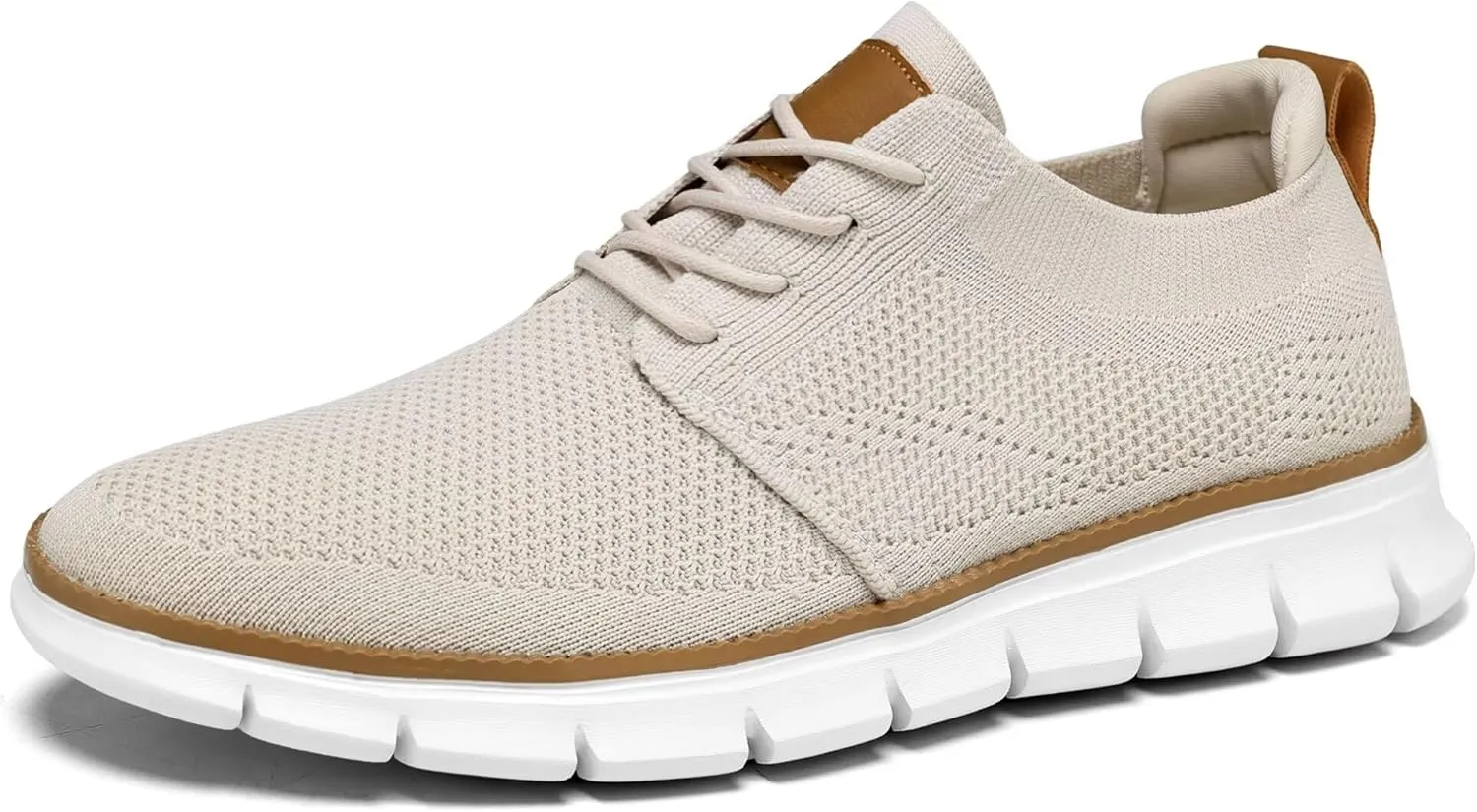 Mens Casual Dress Shoes Lace Up Oxfords Business Walking Tennis Work Sneakers Fashion Mesh Lightweight Soft Sole