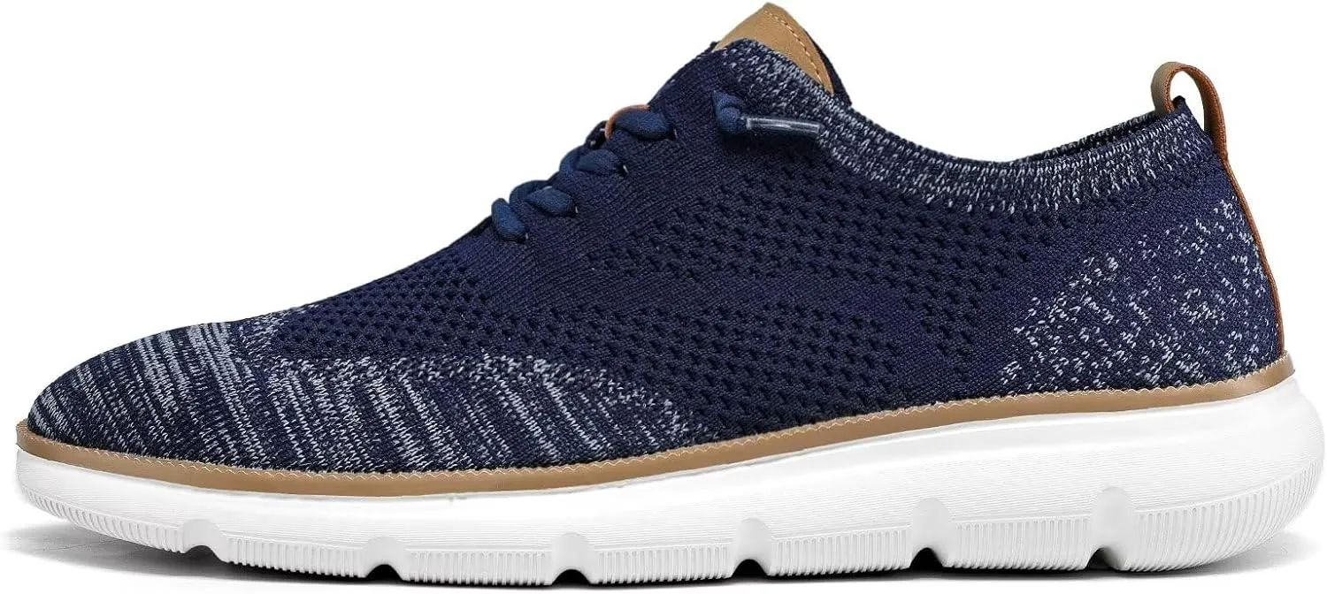 Mens Casual Dress Sneakers Fashion Walking Mesh Oxfords Shoes Business Work Lightweight Soft Sole