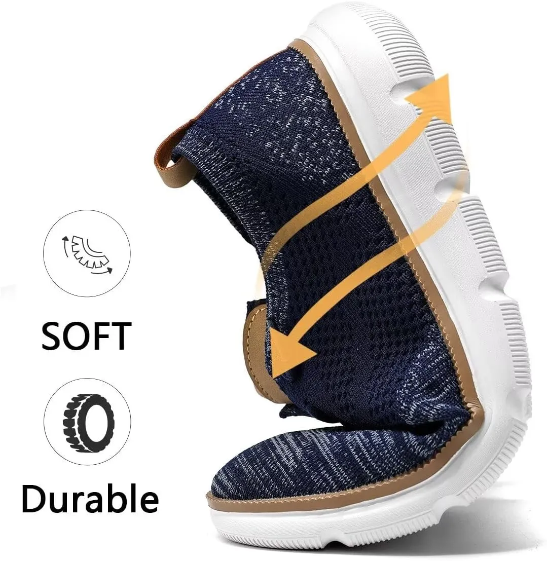 Mens Casual Dress Sneakers Fashion Walking Mesh Oxfords Shoes Business Work Lightweight Soft Sole