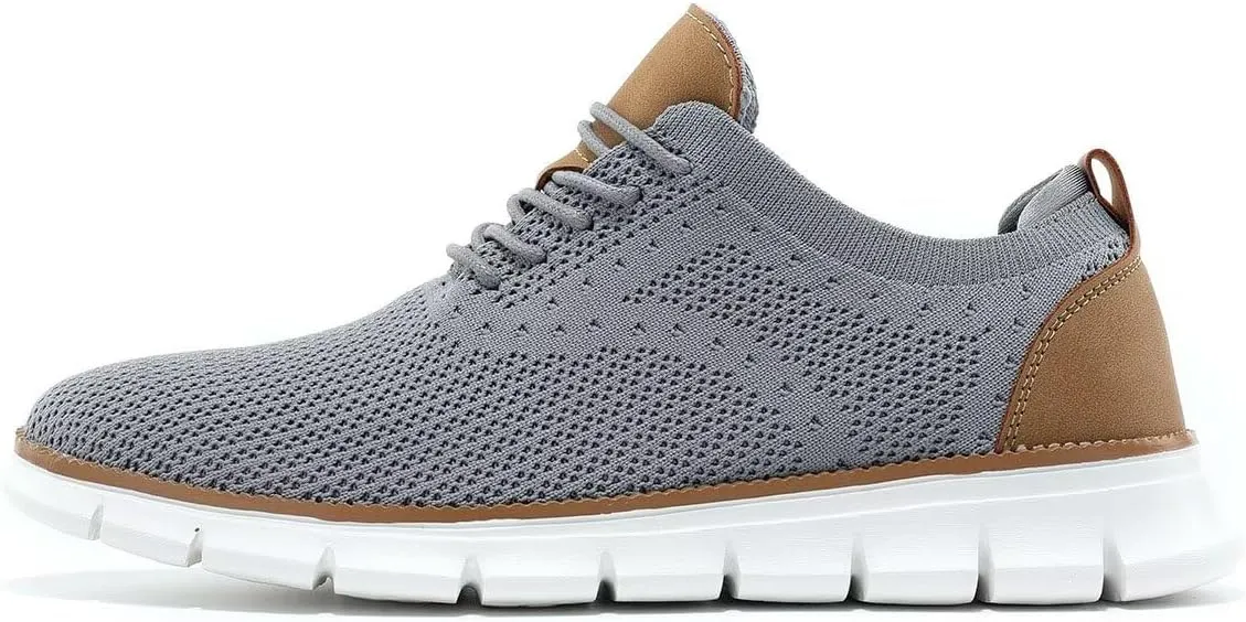 Men's Casual Oxfords Shoes Fashion Mesh Business Walking Work Dress Sneakers Comfortable Lightweight
