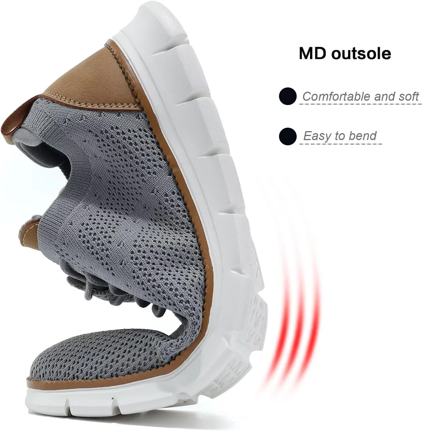 Men's Casual Oxfords Shoes Fashion Mesh Business Walking Work Dress Sneakers Comfortable Lightweight
