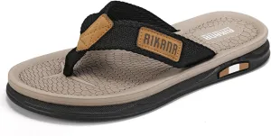 Men's Flip Flop Casual Comfortable Thong Sandals Summer Beach Lightweight Non-Slip Athletic Slide Sandals