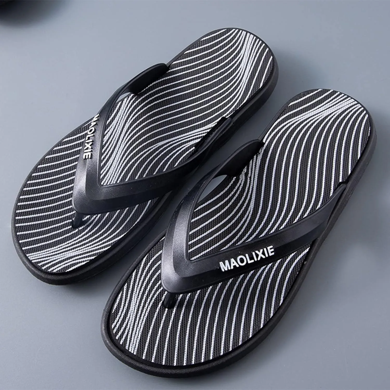Men's Flip Flops with Arch Support Men Sandals Flip Flops Fashion Casual Personality Slippers Comfortable Wear