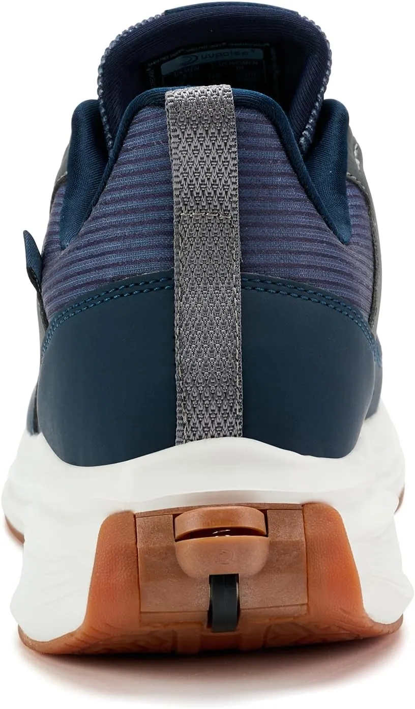 Men's Hands Free Shoes – Slip-On Sneakers with Innovative Design No-Tie Laces No-Bend Convenience Walking Shoes for Men