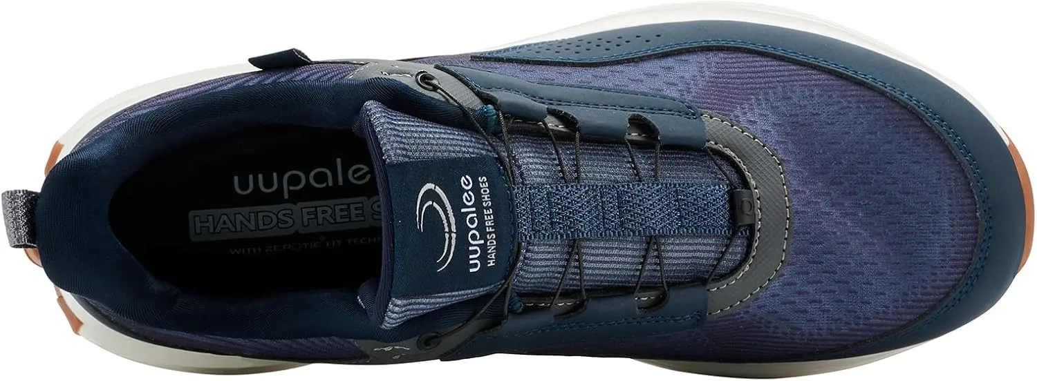 Men's Hands Free Shoes – Slip-On Sneakers with Innovative Design No-Tie Laces No-Bend Convenience Walking Shoes for Men