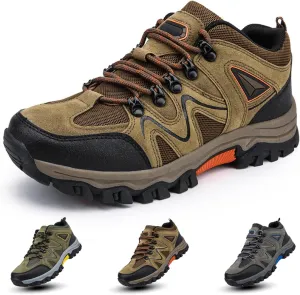Men's Outdoor Lightweight Breathable Orthopedic Hiking Shoes Comfortable Trekking Work Shoes for All Season
