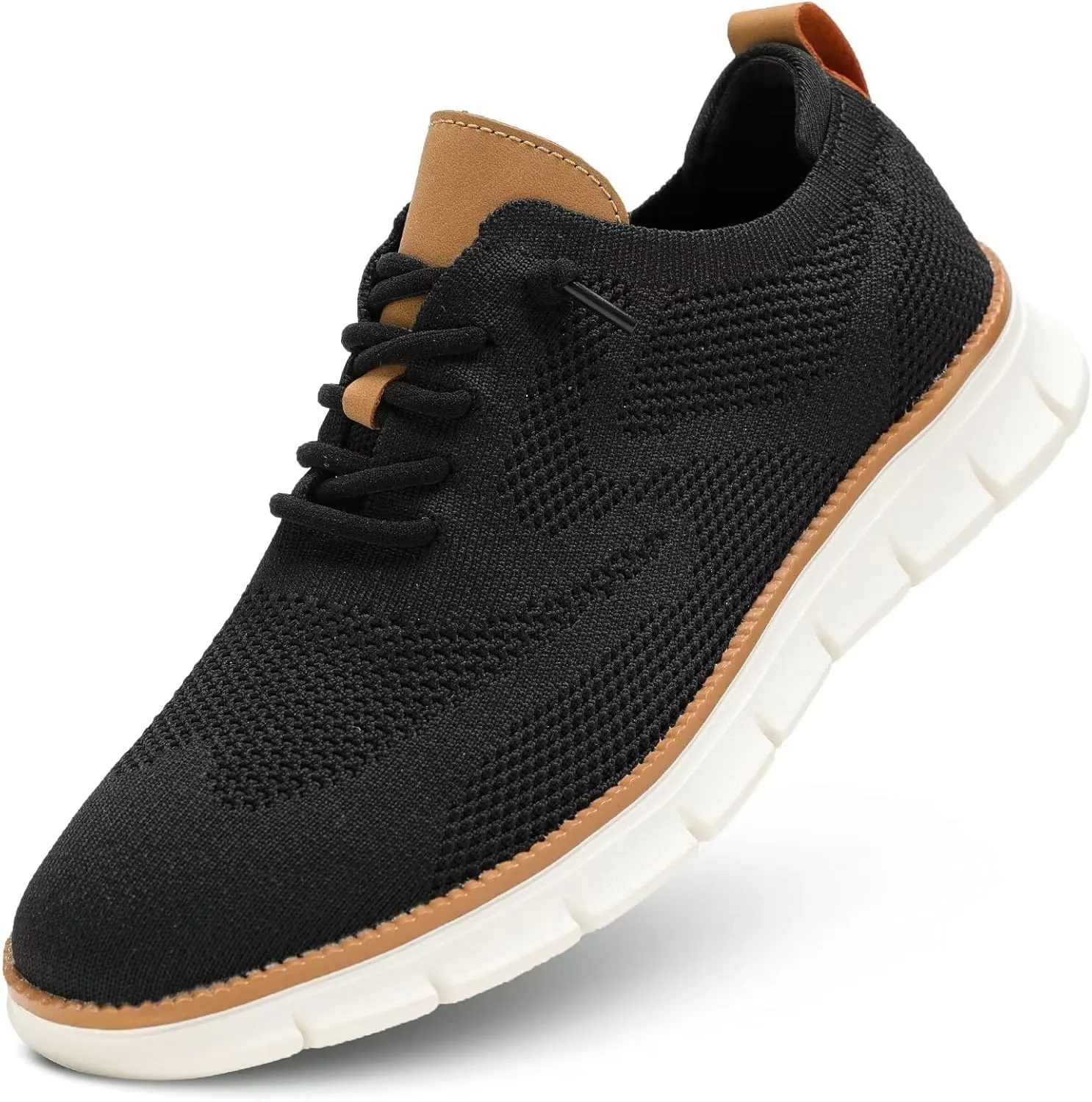 Men's Oxfords Business Shoes Fashion Mesh Casual Dress Walking Sneakers Comfortable Lightweight Soft Sole