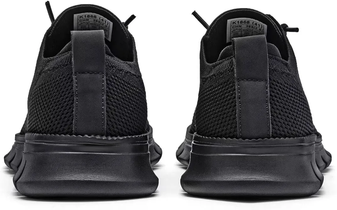 Men's Oxfords Business Shoes Fashion Mesh Casual Dress Walking Sneakers Comfortable Lightweight Soft Sole