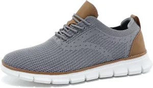 Men's Oxfords Business Shoes Fashion Mesh Casual Dress Walking Sneakers Comfortable Lightweight Soft Sole