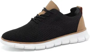 Men's Oxfords Business Shoes Fashion Mesh Casual Dress Walking Sneakers Comfortable Lightweight Soft Sole