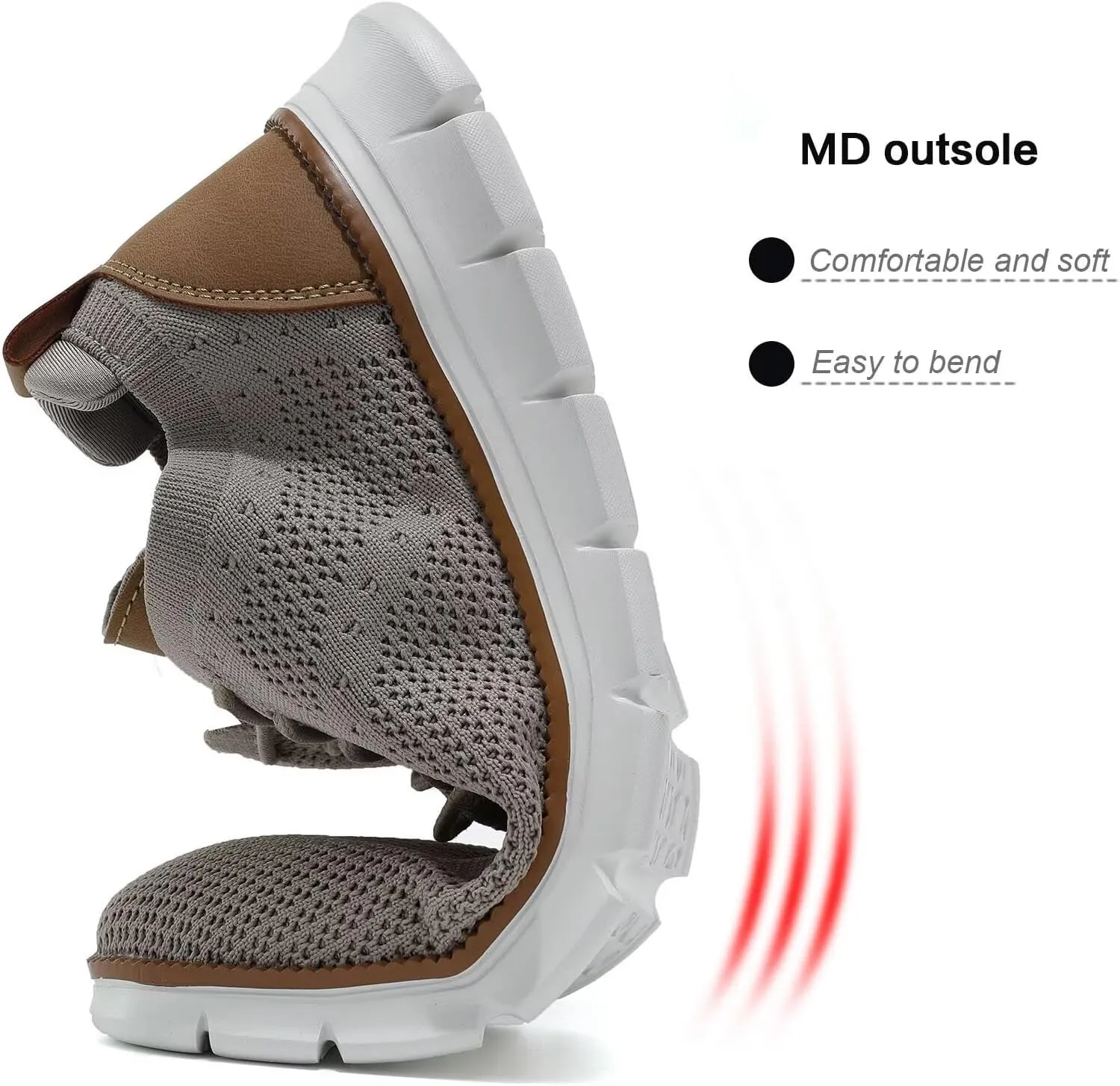 Men's Oxfords Business Shoes Fashion Mesh Casual Dress Walking Sneakers Comfortable Lightweight Soft Sole