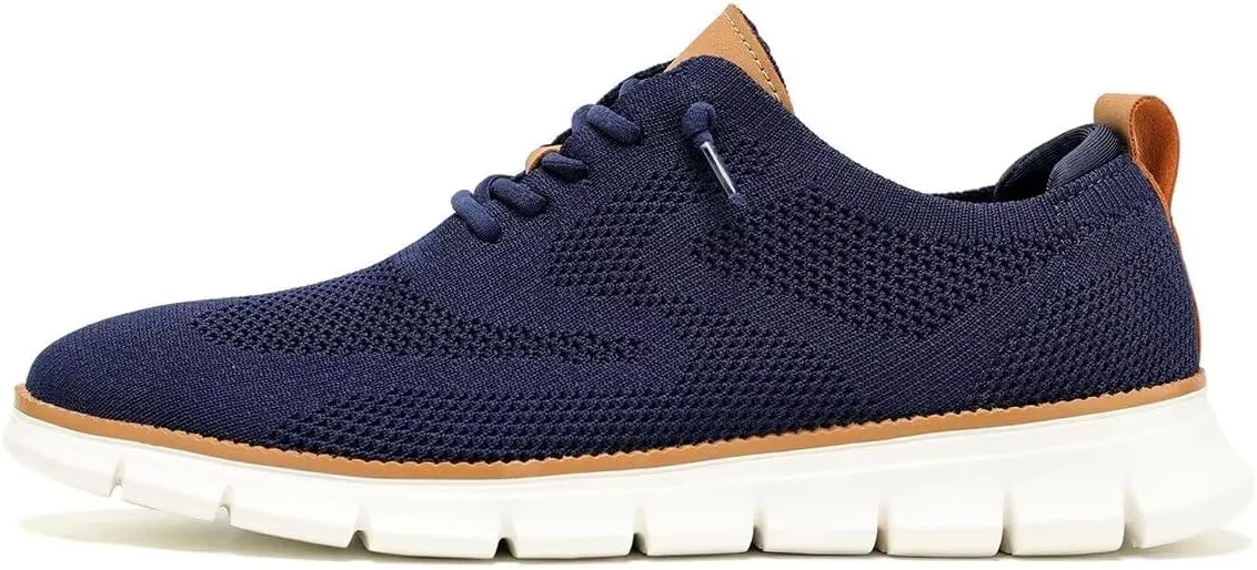 Men's Oxfords Business Shoes Fashion Mesh Casual Dress Walking Sneakers Comfortable Lightweight Soft Sole