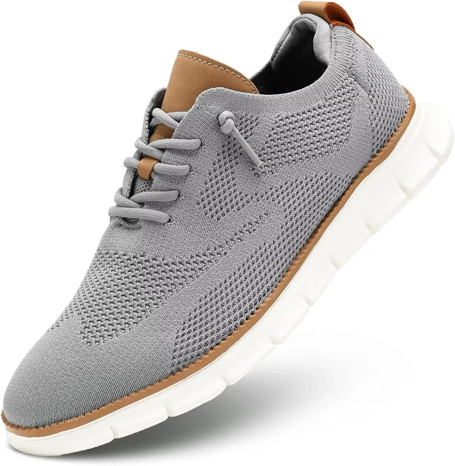 Men's Oxfords Business Shoes Fashion Mesh Casual Dress Walking Sneakers Comfortable Lightweight Soft Sole