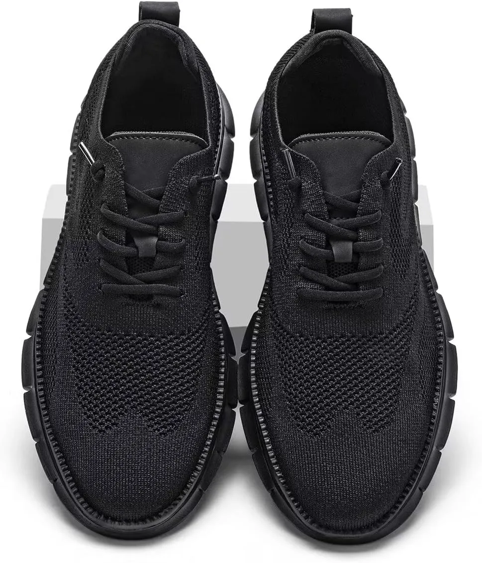 Men's Oxfords Business Shoes Fashion Mesh Casual Dress Walking Sneakers Comfortable Lightweight Soft Sole