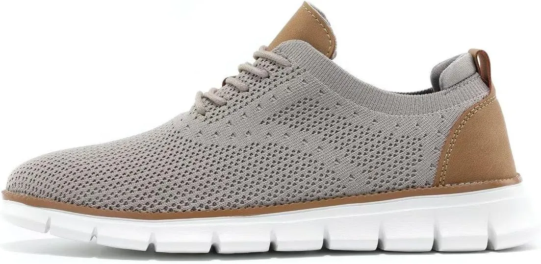 Men's Oxfords Business Shoes Fashion Mesh Casual Dress Walking Sneakers Comfortable Lightweight Soft Sole