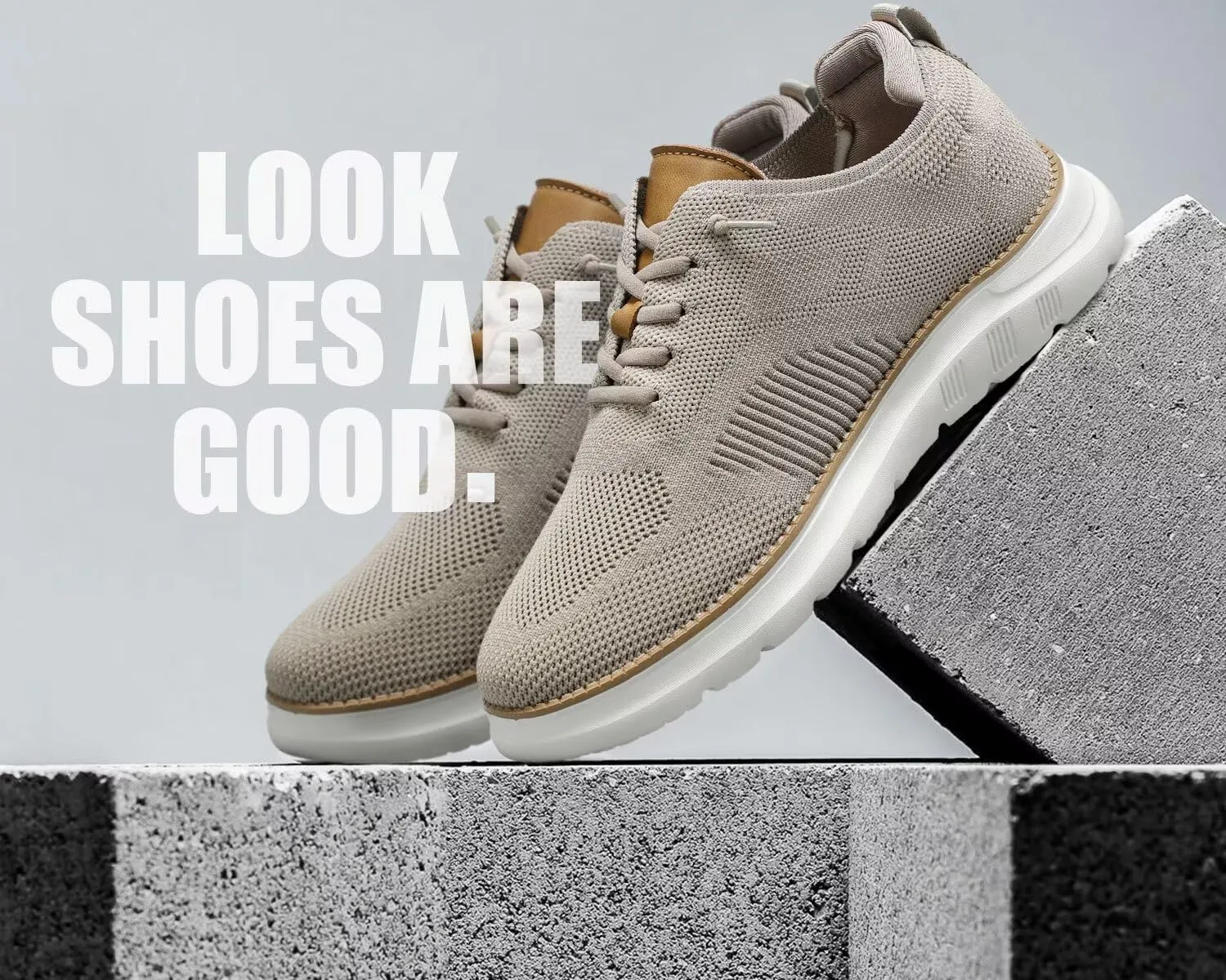 Mens Oxfords Casual Fashion Slip on Shoes Dress Business Sneakers Mesh Work Comfortable Lightweight Soft Sole