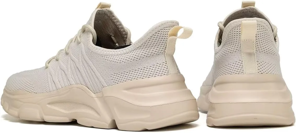 Mens Running Shoes Slip-on Walking Tennis Sneakers Lightweight Breathable Casual Soft Sole Mesh Workout Sports Shoes