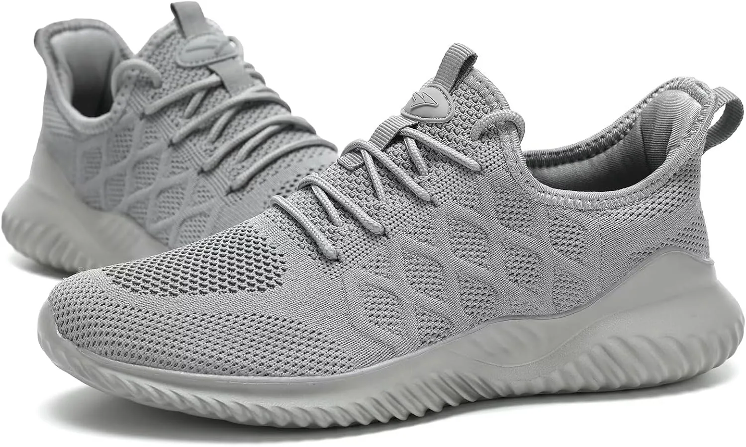 Mens Running Shoes Slip-on Walking Tennis Sneakers Mesh Lightweight Breathable Casual Soft Sole Work Shoes