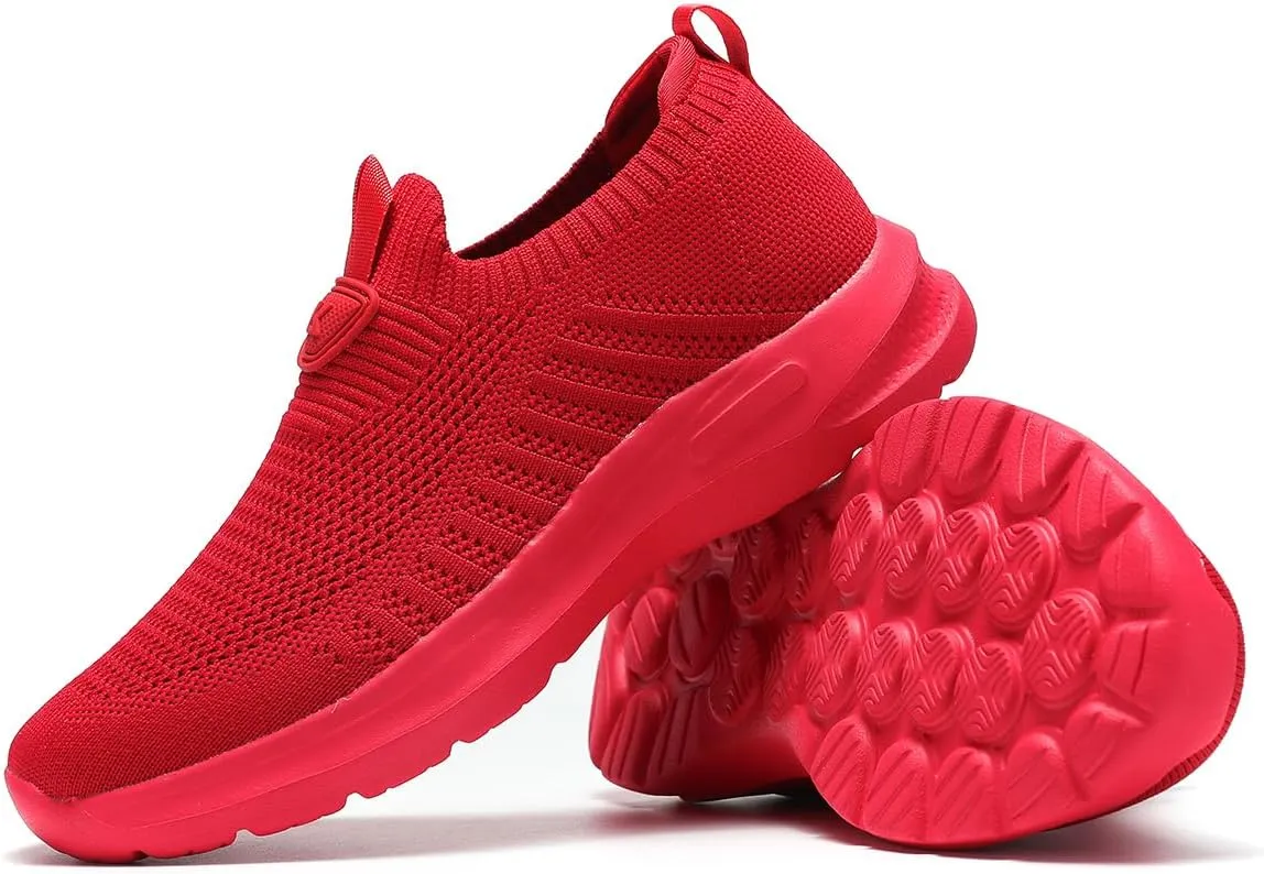 Mens Walking Shoes Lightweight Breathe Mesh Running Shoes Slip On Fashion Tennis Sneakers Comfort Gym Workout Zapatos de Hombre