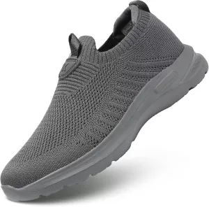 Mens Walking Shoes Lightweight Breathe Mesh Running Shoes Slip On Fashion Tennis Sneakers Comfort Gym Workout Zapatos de Hombre