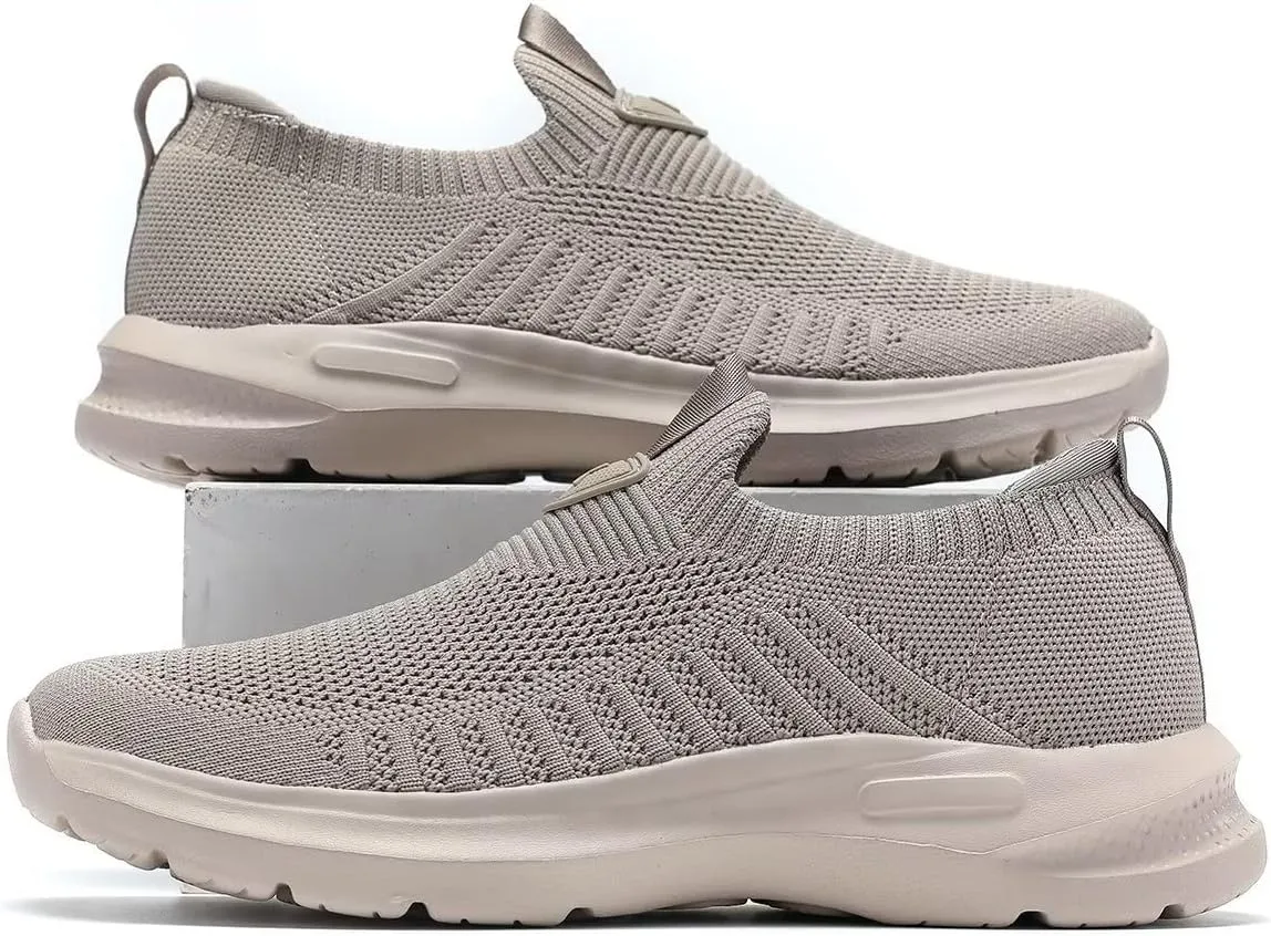 Mens Walking Shoes Lightweight Breathe Mesh Running Shoes Slip On Fashion Tennis Sneakers Comfort Gym Workout Zapatos de Hombre