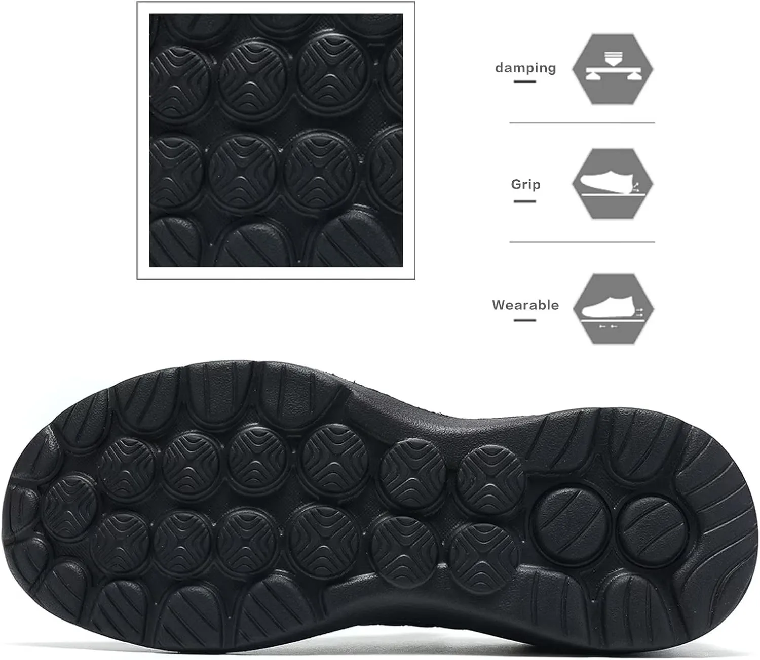 Mens Walking Shoes Lightweight Breathe Mesh Running Shoes Slip On Fashion Tennis Sneakers Comfort Gym Workout Zapatos de Hombre