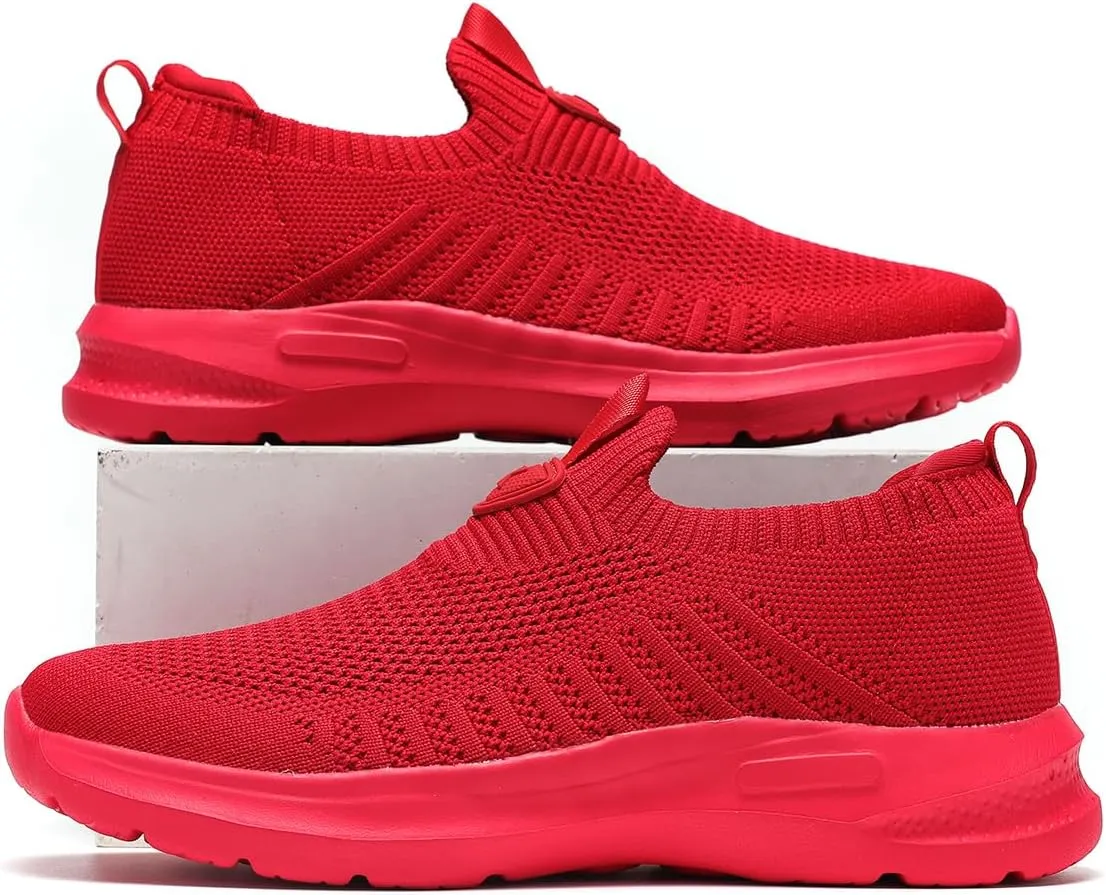 Mens Walking Shoes Lightweight Breathe Mesh Running Shoes Slip On Fashion Tennis Sneakers Comfort Gym Workout Zapatos de Hombre