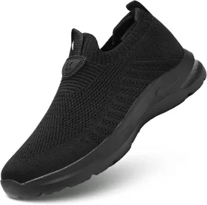 Mens Walking Shoes Lightweight Breathe Mesh Running Shoes Slip On Fashion Tennis Sneakers Comfort Gym Workout Zapatos de Hombre
