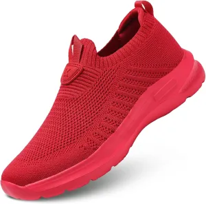 Mens Walking Shoes Lightweight Breathe Mesh Running Shoes Slip On Fashion Tennis Sneakers Comfort Gym Workout Zapatos de Hombre